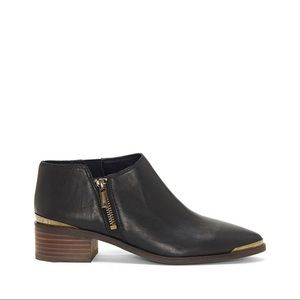 Lucky Brand, Black Leather Koben Bootie, size 8 (38.5).
